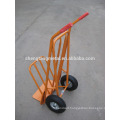 Folding hand cart with two Pneumatic wheel